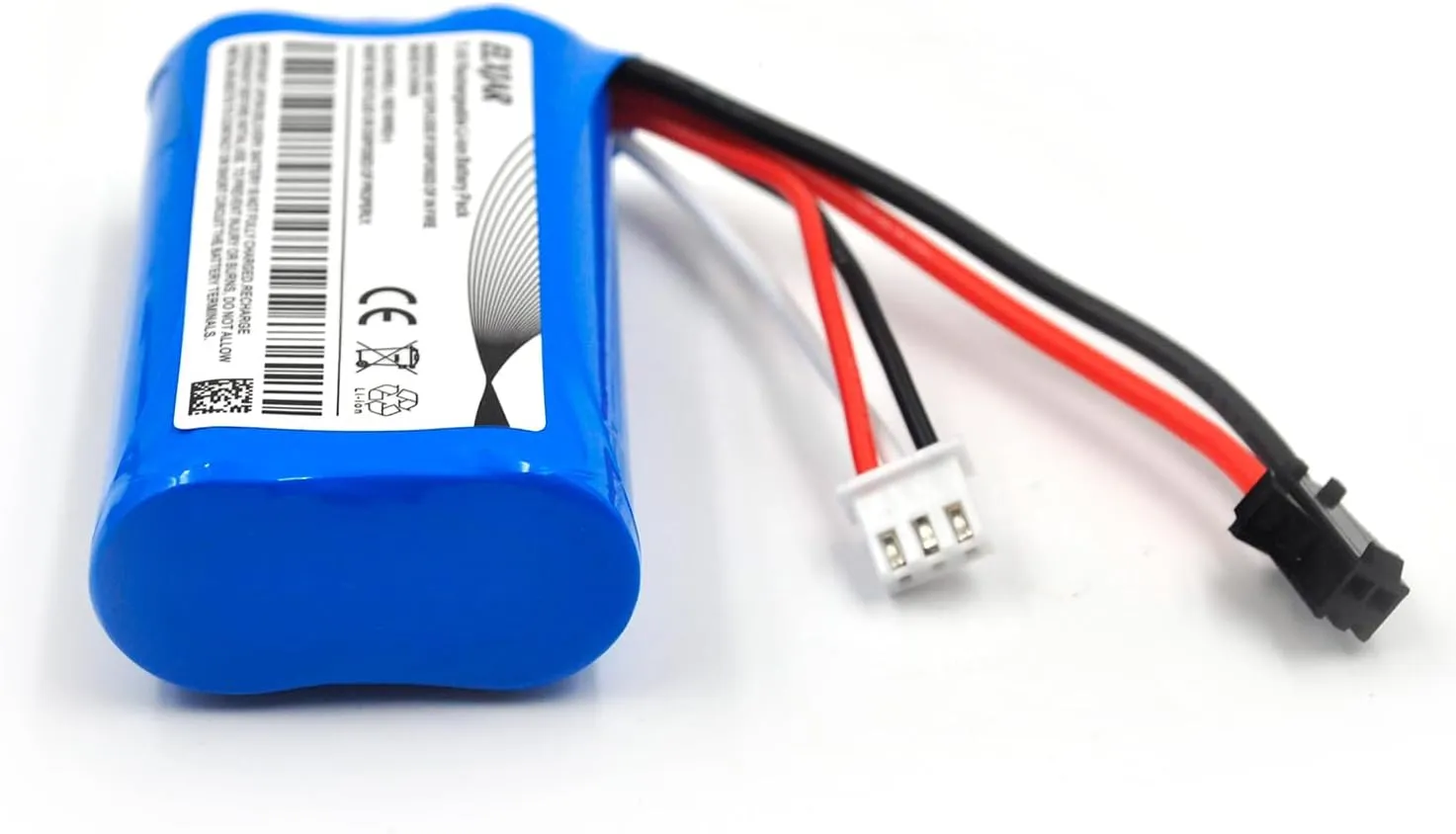 (4-Pack) 7.4V 1500mAh Li-ion Battery Replacement for MN D90/91, MN 99/99s RC Cars, H101 H103 H105 RC Boat RC Truck, T2 Syma S033G UDI U12A QS 8019 8004; with USB Charging Cable