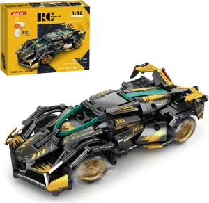402 Piece Remote Control Racing Car Building Set for Kids,STEM 1:16 technology Sports Car Collection Model Brick Kit,Rechargeable RC Sports Cars Toy Set Gift for 6 7 8  Year Old Boys and Girls