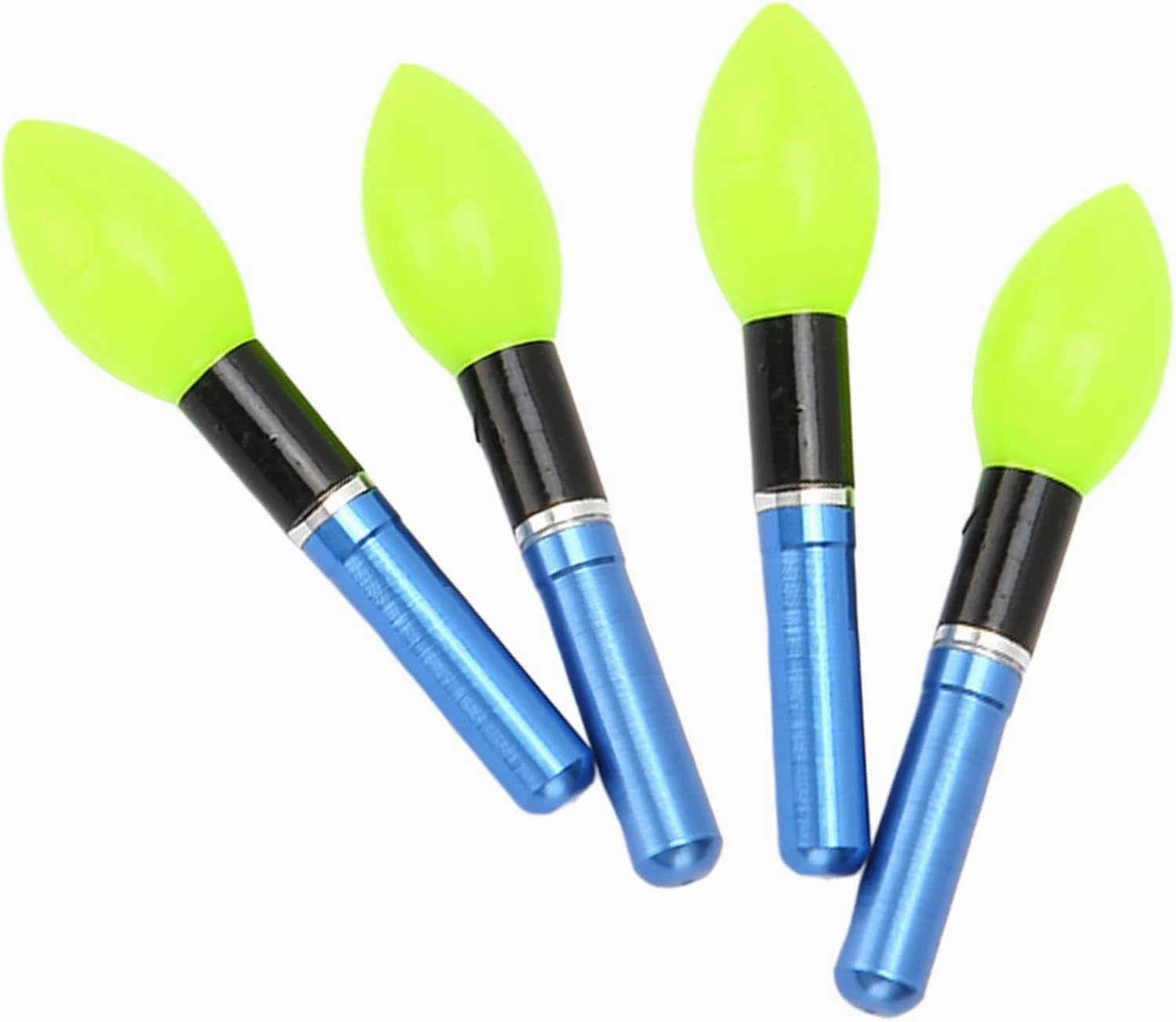 4pcs Bobber Light Glow Sticks Reusable Bulb Type Electronic Fishing Floats Light Stick for Night Fishing