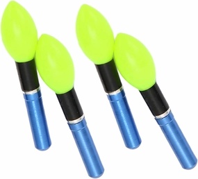4pcs Bobber Light Glow Sticks Reusable Bulb Type Electronic Fishing Floats Light Stick for Night Fishing
