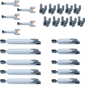5 Set Technical Linear Actuator Axle and Pin Connector Block compatiable with Technic Parts