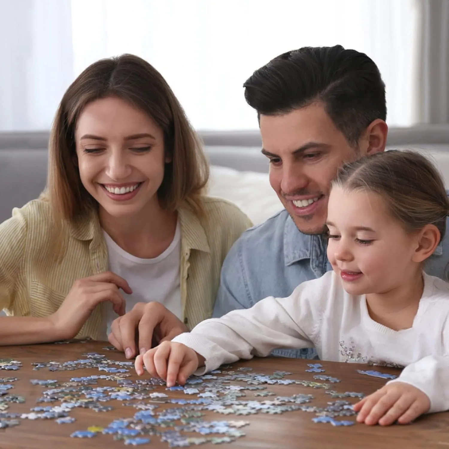 500 Pieces Puzzles for Adults - Train in The Grassland Jigsaw Puzzle, Challenging and Daring to Try, DIY Family Entertainment Interactive Fun Gift