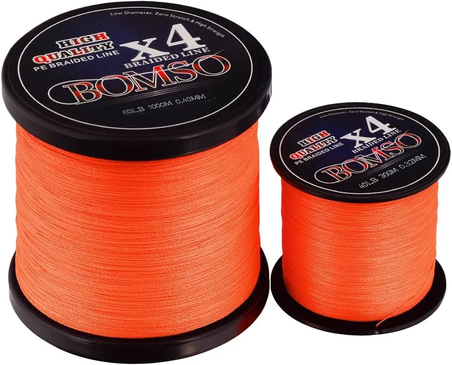 500m 547yds 10lbs-60lbs PE Ultra High Molecular Weight Polyethylene(HHMWPE) Dyneema Braided Fishing Line 4 Strands