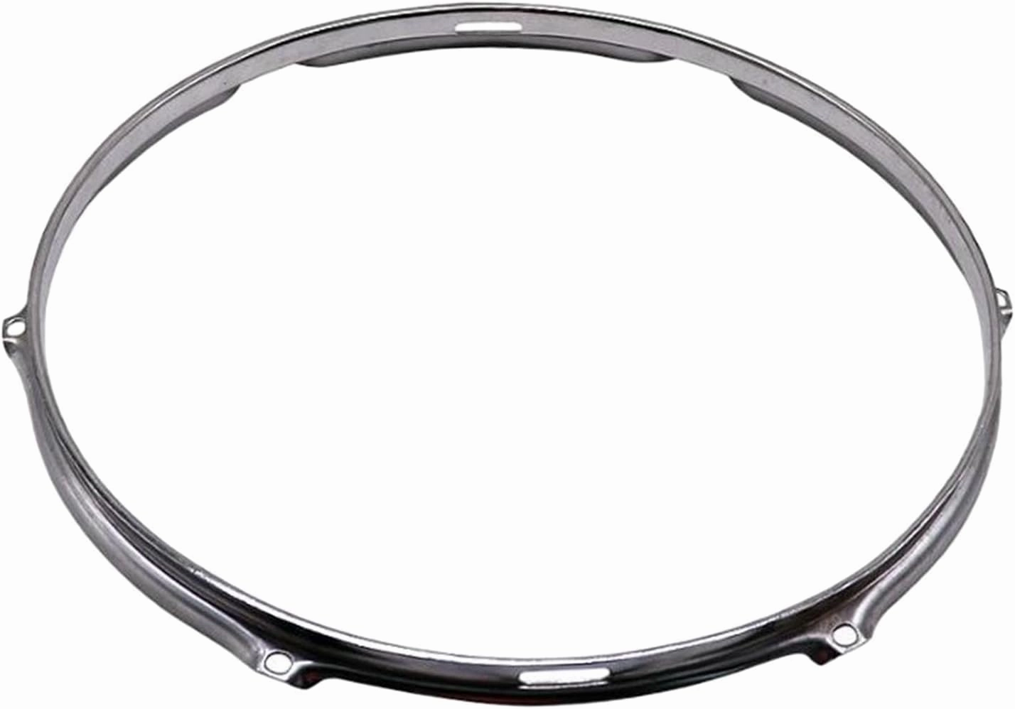 6 Hole Drum Rim, Bass Drum Hoop, Replacement Percussion Instrument, Portable 6 Lug Batter Hoop, 12inch Next Circle