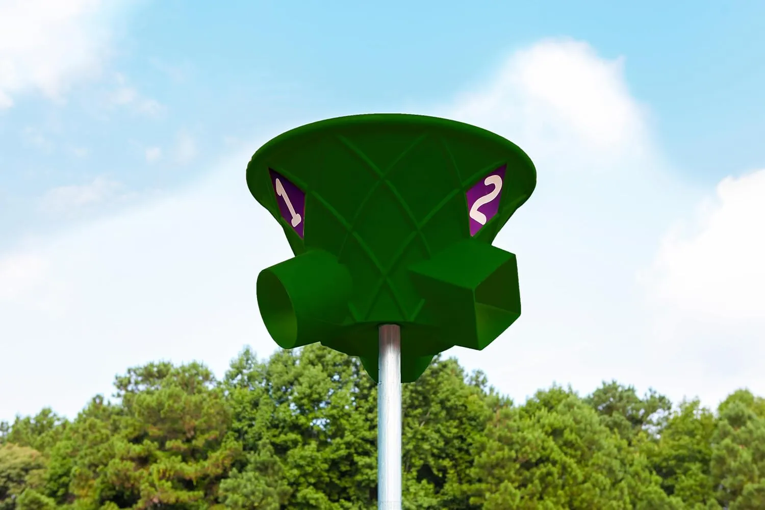 7 Foot Triple Shoot Children's Basketball Game - Inground Mount - Outdoor Hoop - Basketball Game for Children of All Ages