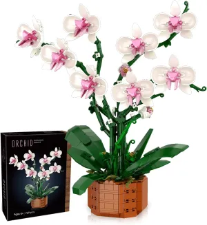 729-Piece Artificial Flower Building Blocks Set - DIY Home Decoration Kit for Adults, Girlfriends, Mom - Christmas, Birthday, Valentine's Day Gifts