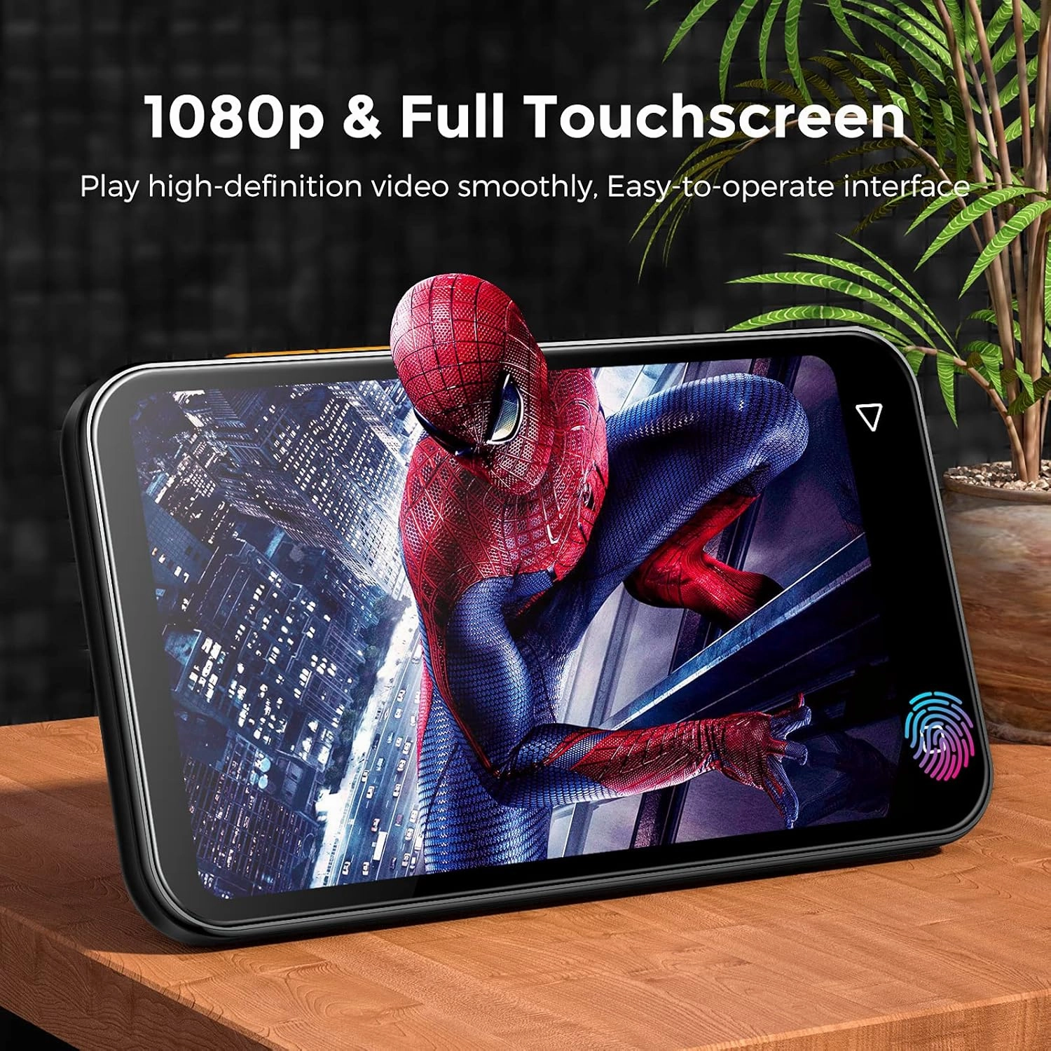 72GB WiFi Mp3 Player with Bluetooth, TIMMKOO 4.0" Full Touch Screen Mp3 Mp4 Player with Speaker, Portable HiFi Sound Digital Music Player with FM Radio,Recorder, Ebook,Clock, Browser (Black)