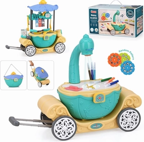 7-in-1 Kids Drawing Projector & Pretend Play Toy Set – Includes Musical Drawing Board, Doctor Kit for Toddlers Ages 3-5, Creative Gift Ideal Toys for Boys & Girls Age 3 