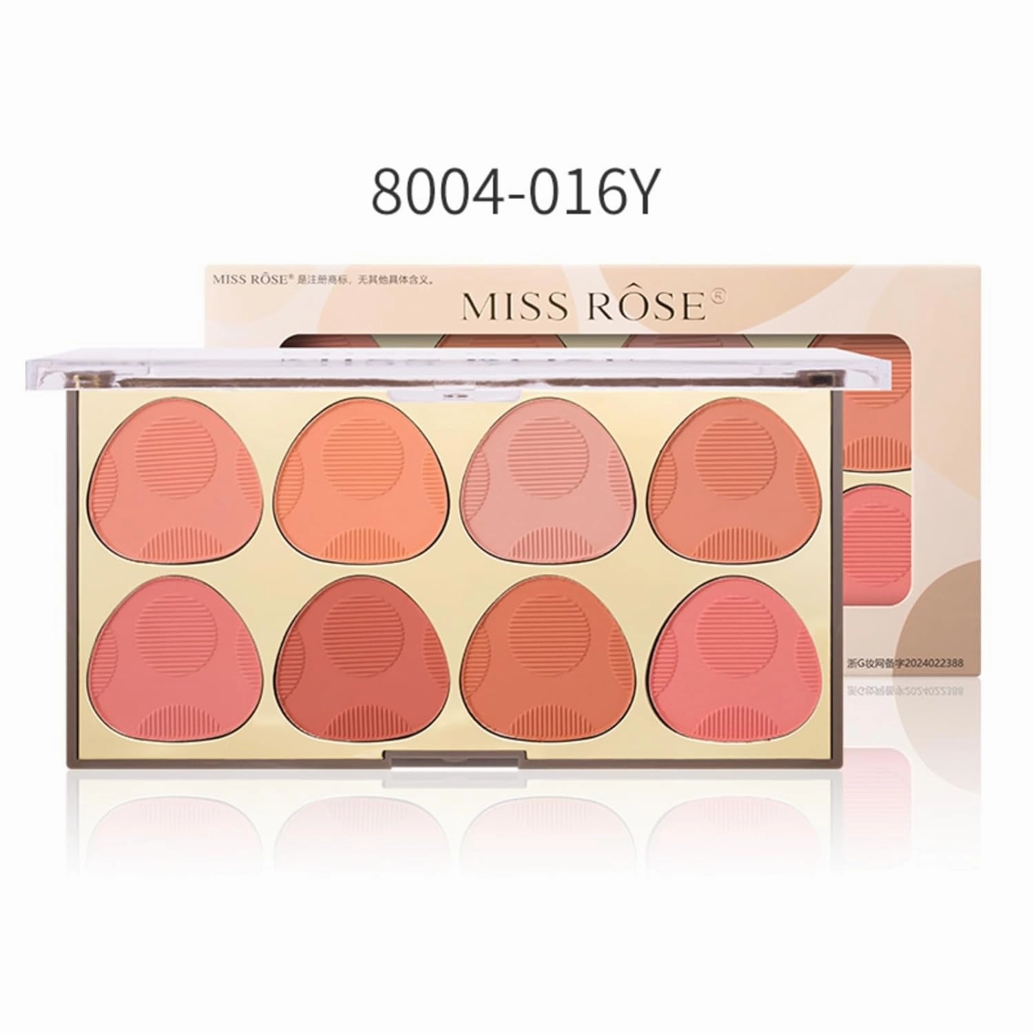 8 Colors Blush Palette: with Highlighter Makeup and Contour Palette - Perfect for Achieving a Natural Glow and Defined (Y, Blush)