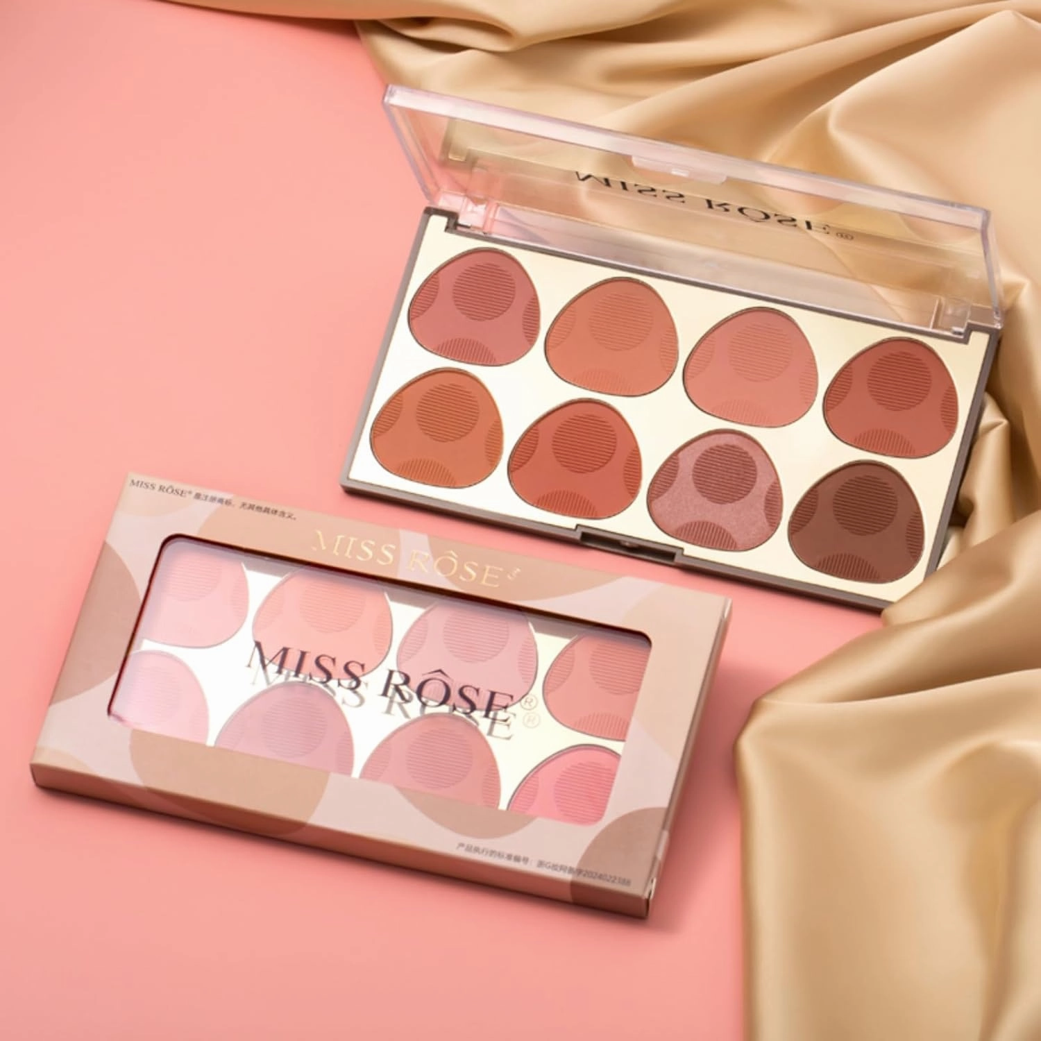 8 Colors Blush Palette: with Highlighter Makeup and Contour Palette - Perfect for Achieving a Natural Glow and Defined (Y, Blush)