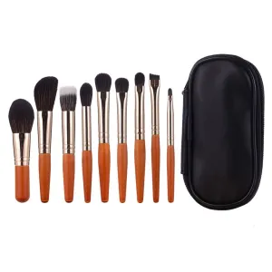 9 Mini Makeup Brush Set Complete Blush Brushes Beauty Tools Eye Shadow Brushes Travel