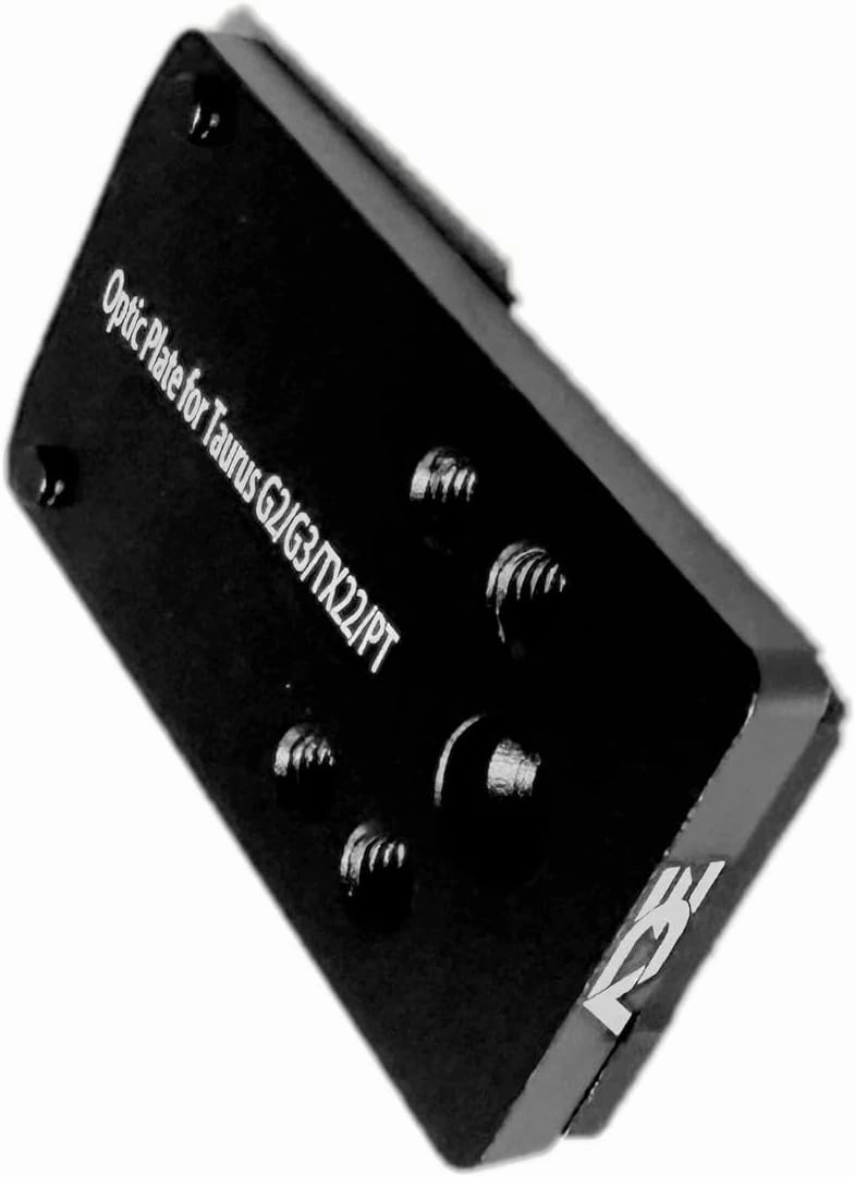 Ade Advanced Optics Optic Mount Plate for Taurus PT111 G2, Millennium G2, G2, G3 and TX22 to fit on Vortex Venom, burris fastfire, meopta, eotech mrds, docter, Insight Red Dot Reflex Sight