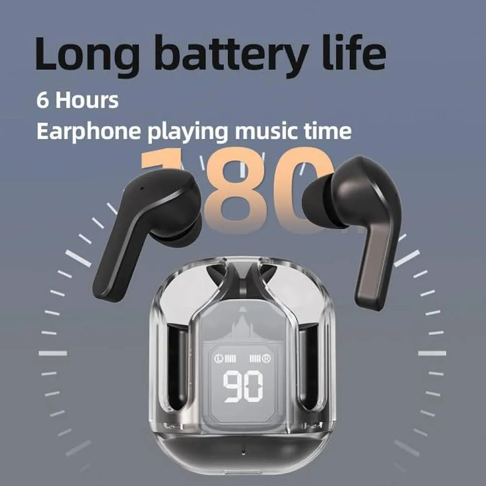 Air 31 Airpods With Crystal Transparent Case
