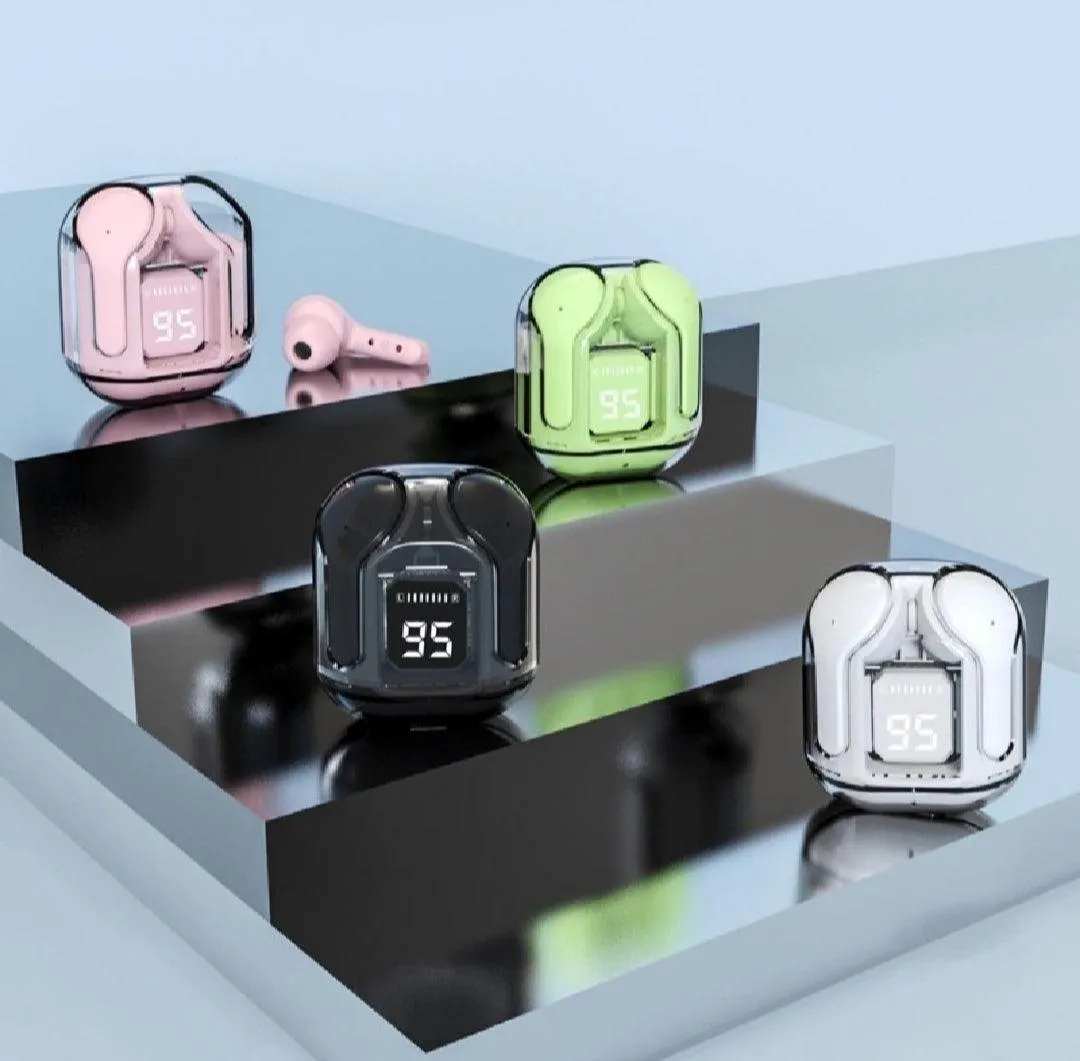 Air 31 Airpods With Crystal Transparent Case