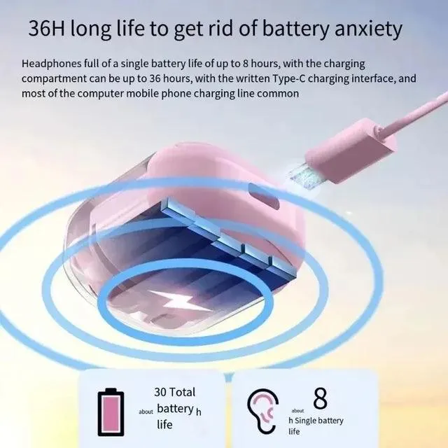 Air 31 Airpods With Crystal Transparent Case