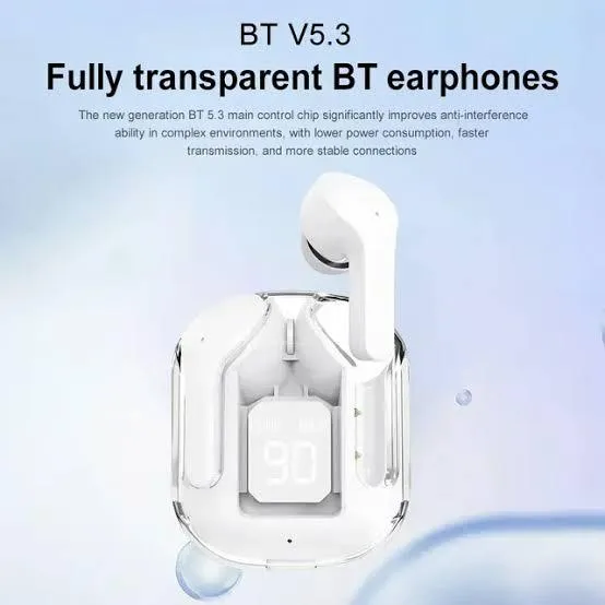 Air 31 Airpods With Crystal Transparent Case