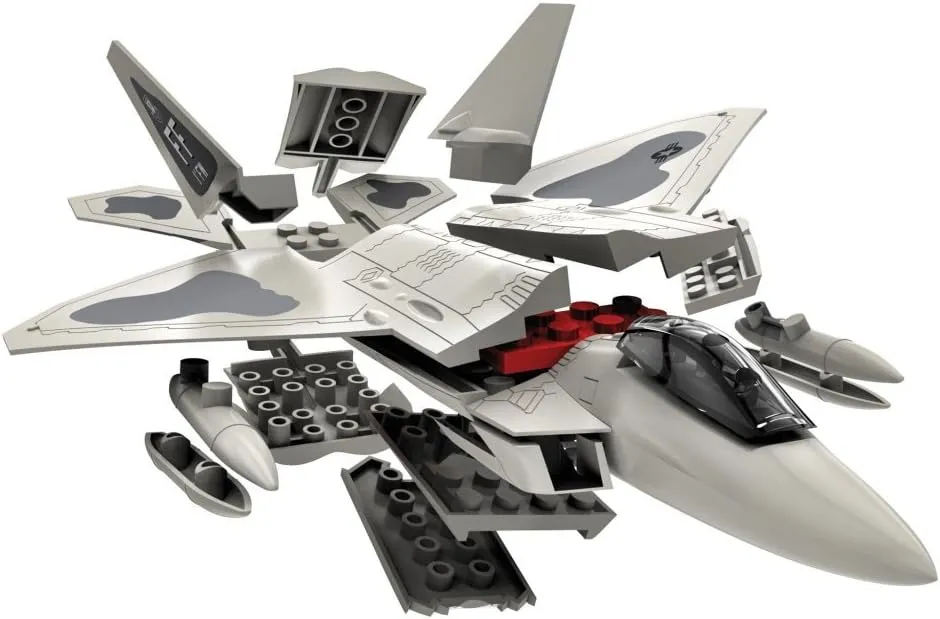 Airfix Quickbuild Lockheed Martin Raptor Airplane, Multi