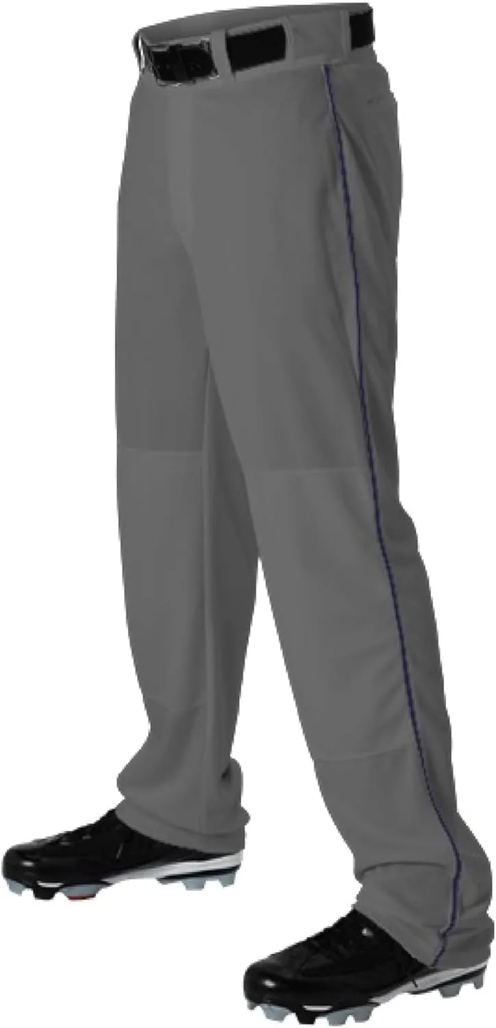 Alleson Athletic Men's Baseball Pant with Braid – Durable, Comfortable Fit, Moisture-Wicking, and Classic Design