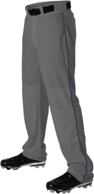Alleson Athletic Men's Baseball Pant with Braid – Durable, Comfortable Fit, Moisture-Wicking, and Classic Design