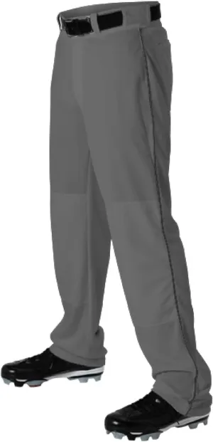 Alleson Athletic Men's Baseball Pant with Braid – Durable, Comfortable Fit, Moisture-Wicking, and Classic Design