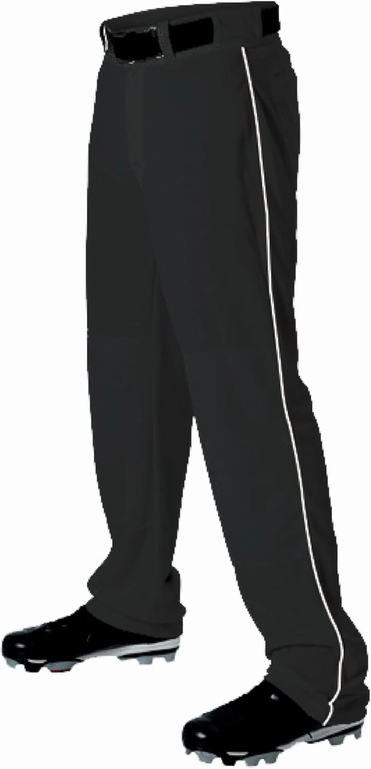 Alleson Athletic Men's Baseball Pant with Braid – Durable, Comfortable Fit, Moisture-Wicking, and Classic Design