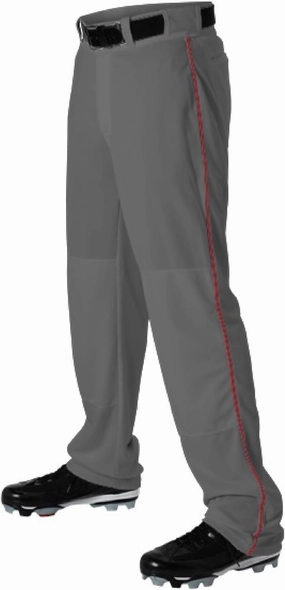 Alleson Athletic Men's Baseball Pant with Braid – Durable, Comfortable Fit, Moisture-Wicking, and Classic Design