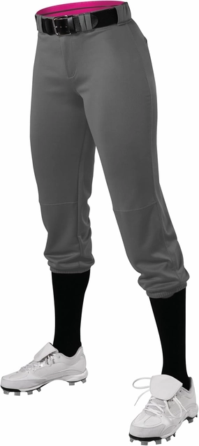 Alleson Athletic Women's Fastpitch/Softball Belted Speed Pant – Moisture-Wicking, Durable Fabric, and Pro-Style Fit