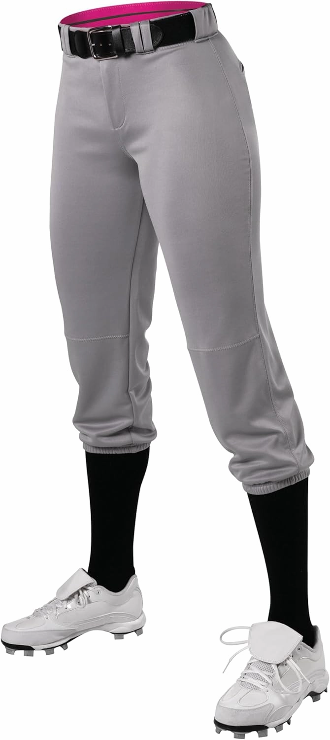 Alleson Athletic Women's Fastpitch/Softball Belted Speed Pant – Moisture-Wicking, Durable Fabric, and Pro-Style Fit