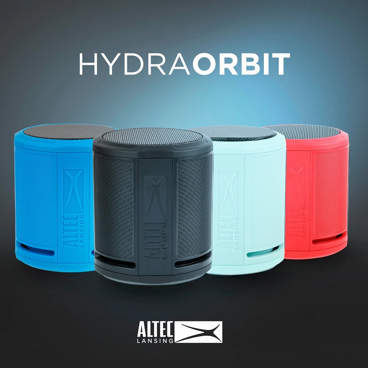 Altec Lansing HydraOrbit - Waterproof Bluetooth Speaker, Lightweight & Portable Speaker for Travel & Outdoor Use, Mint