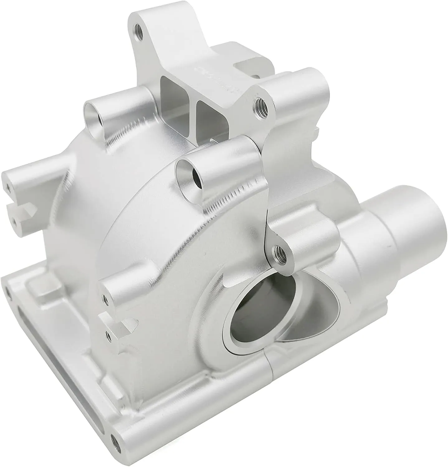 Aluminum Rear Transmission Case Losi 5ive-T/B and Mini(Silver)
