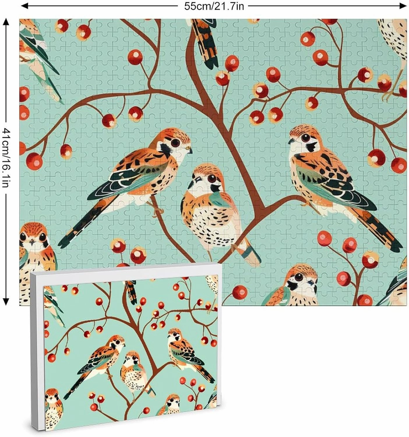 American Kestrel Pattern Jigsaw Puzzles Funny Family Puzzles Challenging Game Toys Home Decoration Puzzle 500 PCS