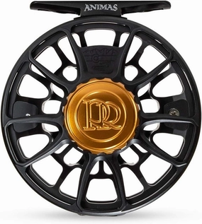 Animas Fly Fishing Reel | Durable Lightweight High-Performance Ultra-Large Arbor Reel for Fly Fishing in Freshwater & Saltwater, 4-5wt, Matte Black