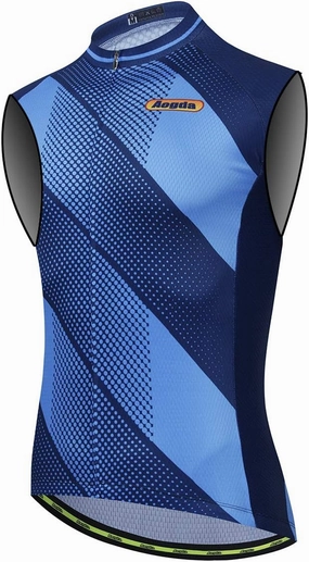 Aogda Cycling Vest for Men Bike Jerseys Team Biking Sleeveless Tops Clothing