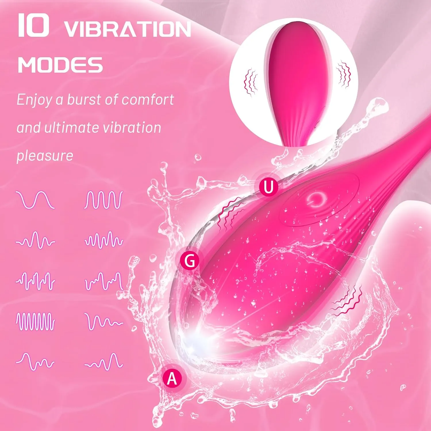 APP Remote Control Vibrator Sex Toys, Wearable Panty Mini G Spot Bullet Egg Vibrators with 10 Vibration Modes, Rose Dildo Clitoral Vagina Anal Stimulator, Adult Sex Toy for Women or Couples