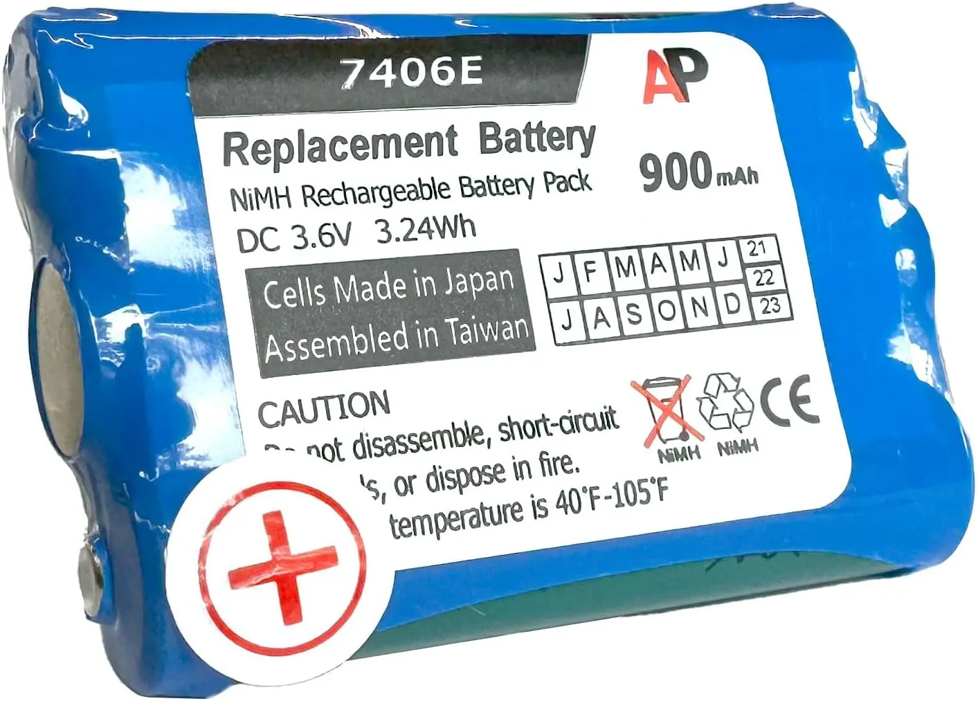 Artisan Power Replacement Battery for Nortel T7406E Phone | 900 mAh | NiMH Rechargeable Battery | Made in Japan Cells | Replace Battery Number NT8B45AN, NT8B45AH and 95AAAHC3BXZ