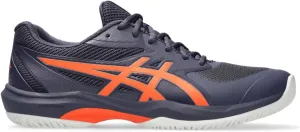 Asics Men's Game FlyteFoam Tennis Shoes, 9.5, Indigo Fog/NOVA Orange