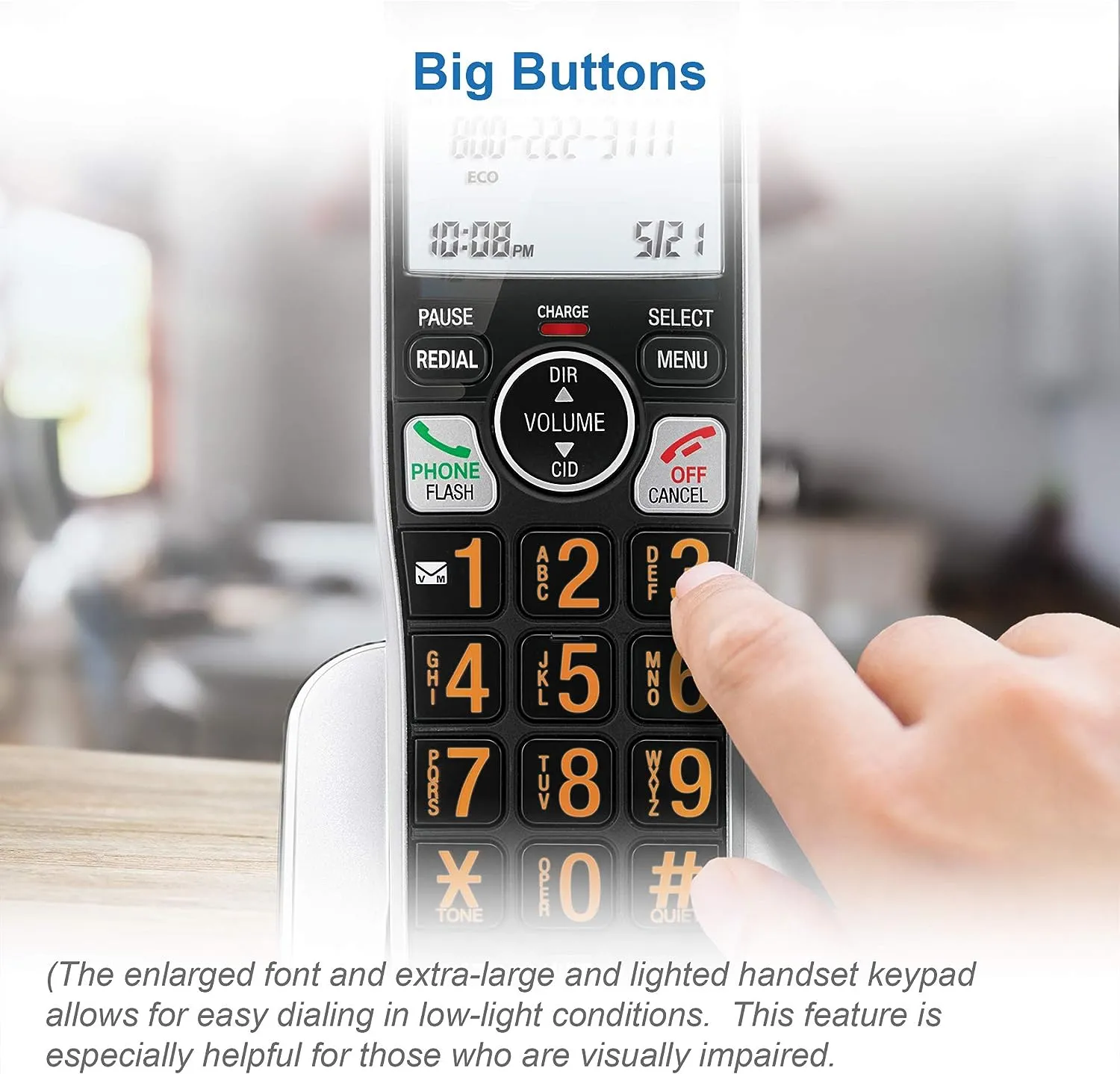 AT&T BL102-4 DECT 6.0 4-Handset Cordless Phone for Home with Answering Machine, Call Blocking, Caller ID Announcer, Audio Assist, Intercom, and Unsurpassed Range, Silver/Black