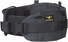 Atlas 46 AIMS Adjustable Padded Tool Belt - Black, Large (38"-48")