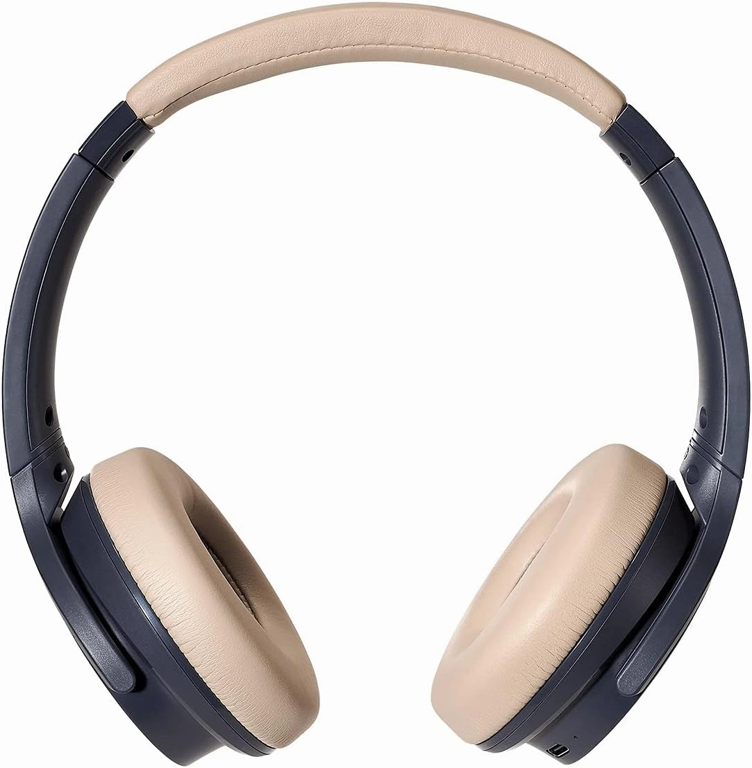 Audio Technica ATH-S220BTNBG Navy/Beige Total Wireless On-Ear Headphones (2021)
