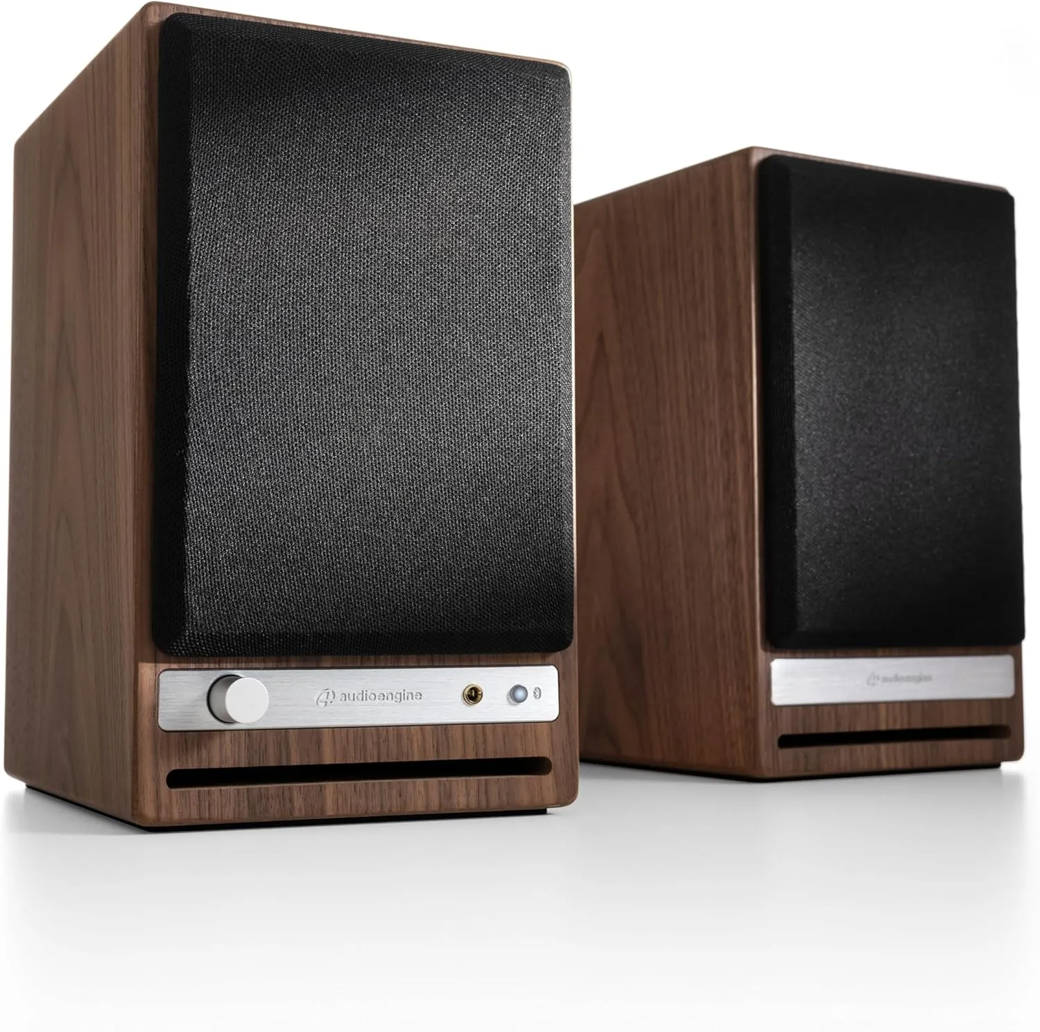 Audioengine HD4 Wireless Bluetooth Bookshelf Speakers - 120W Home Theater Speakers for Music Movies and Gaming - Bluetooth Adaptive apt-X HD 5.3