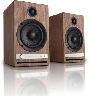 Audioengine HD4 Wireless Bluetooth Bookshelf Speakers - 120W Home Theater Speakers for Music Movies and Gaming - Bluetooth Adaptive apt-X HD 5.3