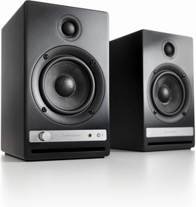Audioengine HD4 Wireless Bluetooth Bookshelf Speakers - Home Theater, Desktops, Surround Sound, Music, Movies and Gaming - Bluetooth aptX Adaptive 5.3
