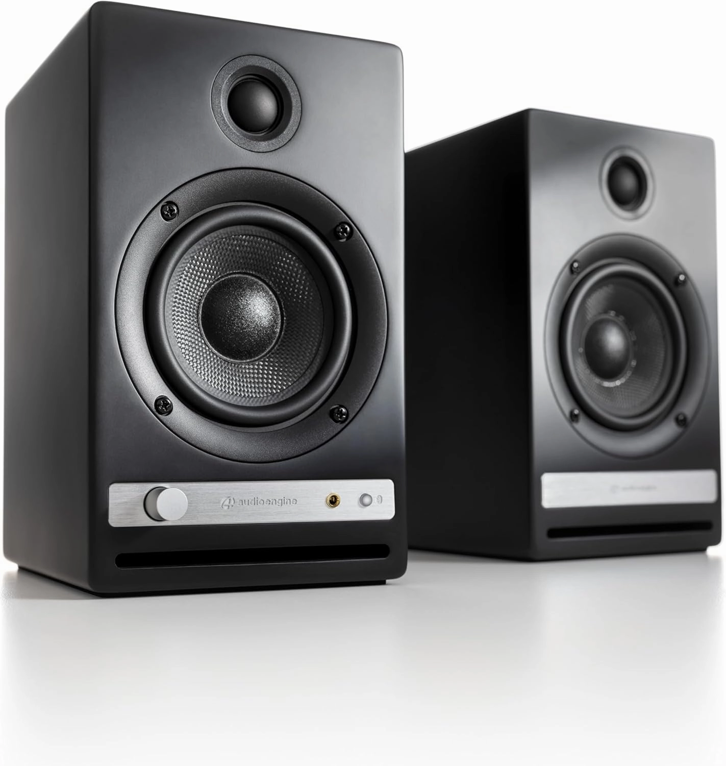 Audioengine HD4 Wireless Bluetooth Bookshelf Speakers - Home Theater, Desktops, Surround Sound, Music, Movies and Gaming - Bluetooth aptX Adaptive 5.3