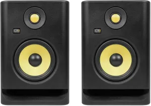 Audiosavings Bundle (2) KRK ROKIT 5 G4 5" Bi-Amped Active Powered Studio Monitor Speakers RP5-G4 RP5G4 (Items 2)