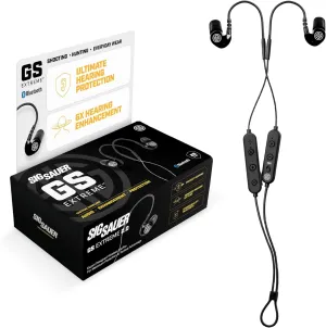 AXIL x SIG SAUER GS Extreme 2.0 Shooting Ear Buds – Hearing Enhancement & Noise Isolation Bluetooth Earbuds – w/Dynamic Speakers – 25-Hour