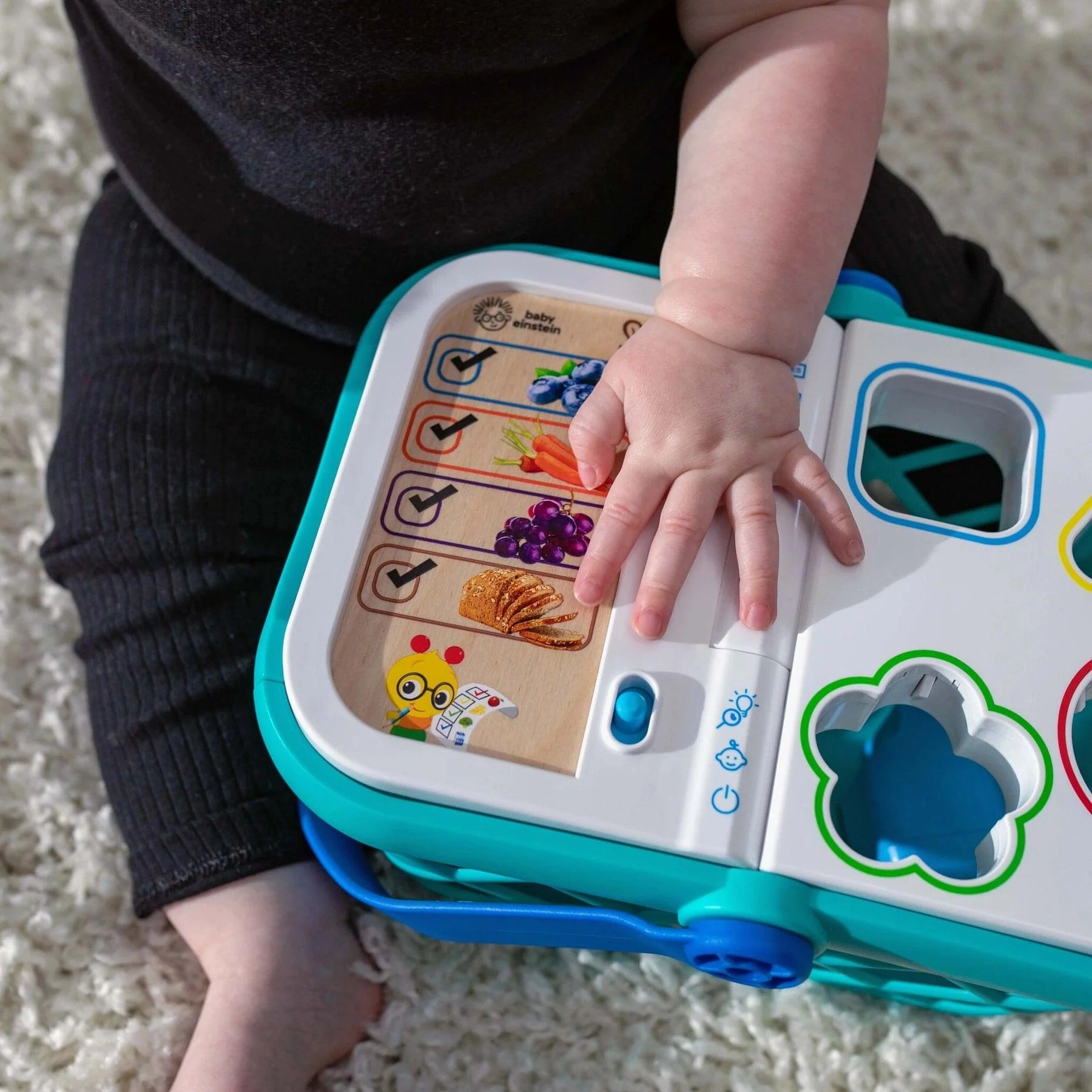 Baby Eintstein HAPE Magic Touch Shopping Basket Pretend to Shop Toy