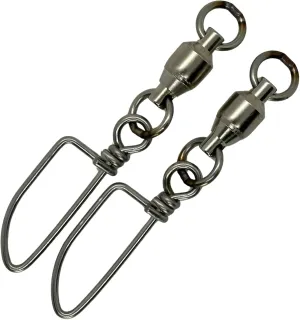 Ball Bearing Fishing Swivel Stainless Corst Lock Snap ST-Series 11Size Made in Japan High Strength Fishing Tackle Saltwater Swivel Freshwater Swivel Solid Ring Big Game Fishing Accessories