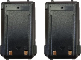 BAOFENG UV-S9 Plus Two Way Radio with Rechargeable 2800mAh Li-ion Battery and USB Fast Charger (2pcs)