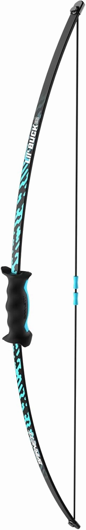 Barnett Lil' Buck Youth Bow Combo - Youth Bow and Arrow Set for Ages 5-8, 12lb Draw Weight, 17in Draw Length, Ambidextrous Riser, Soft Touch Grip, Finger Rollers, Includes 2 Arrows and Foam Target