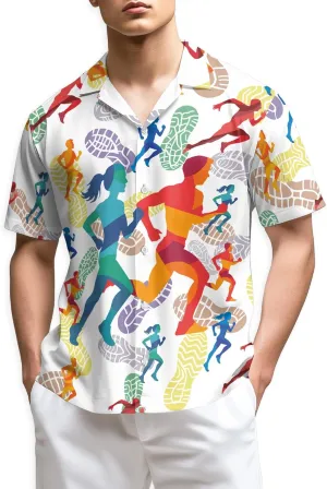 Bass Fishing Hawaiian Shirt for Men, Fishing Lover Gifts, Summer Button Down Shirts, Aloha Beach Short Sleeve, S-5XL